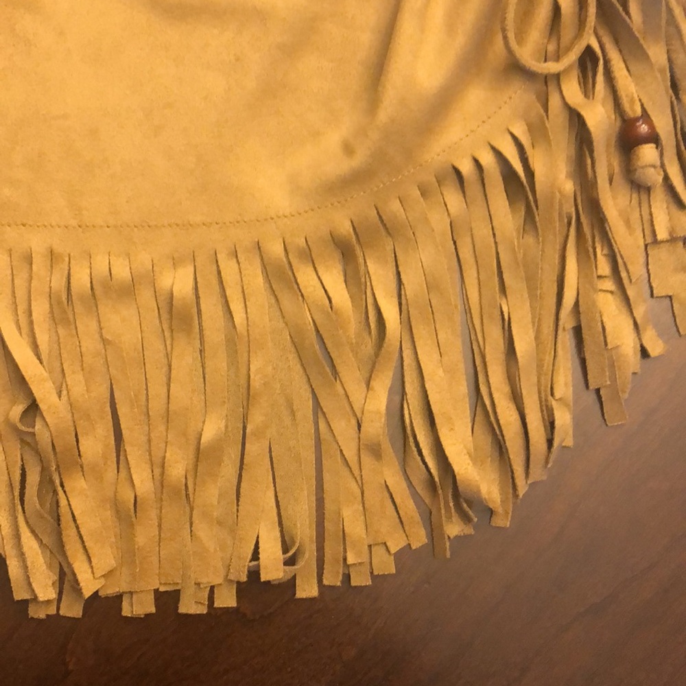 Vintage Faux Suede Swim Coverup by Newport News - Picture 3 of 13